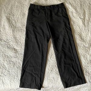 Used George Men's Pleated Cuffed Suit Pants 34x30